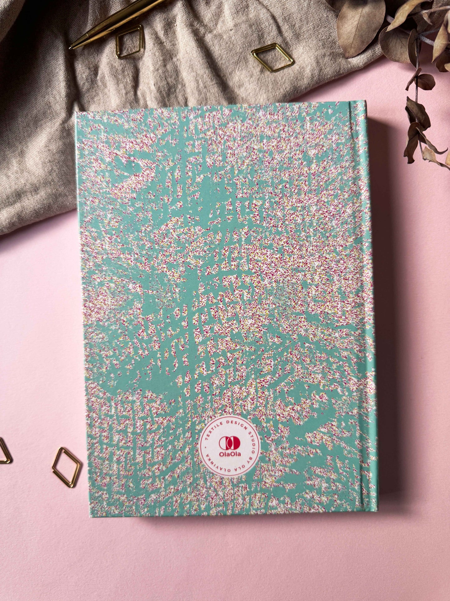 A5 Hardcover Thick Notebook with Blitz Pattern