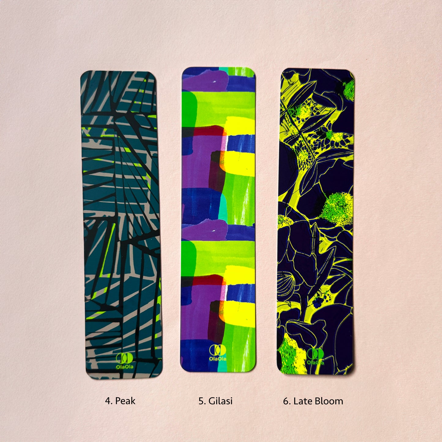 Patterned Art Bookmark – Premium 400gsm Silk Finish