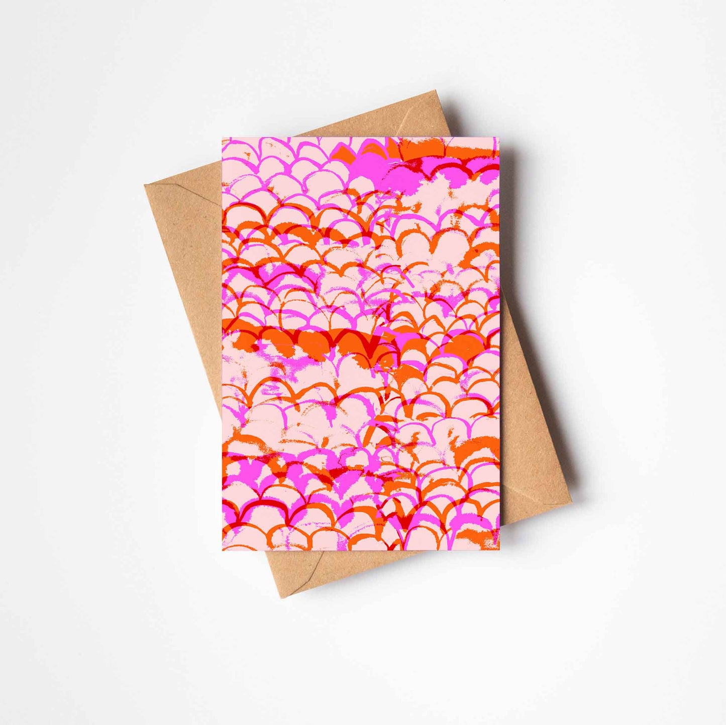 Ripple Pattern Art Greeting Card
