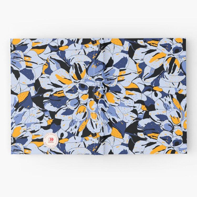 Hardcover Notebook With Bulu Floral Pattern - OlaOla