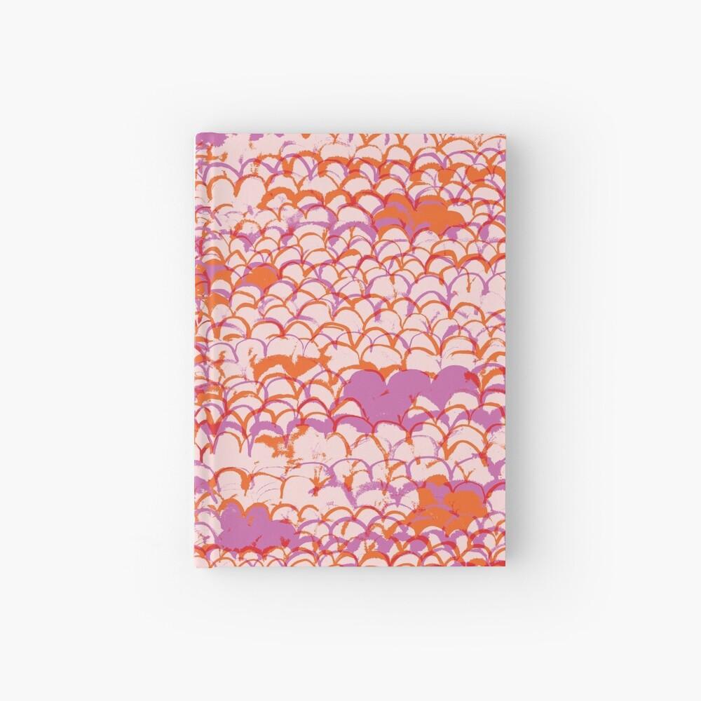 Hardcover Slimline Notebook With Ripple Pattern Olaola 7054