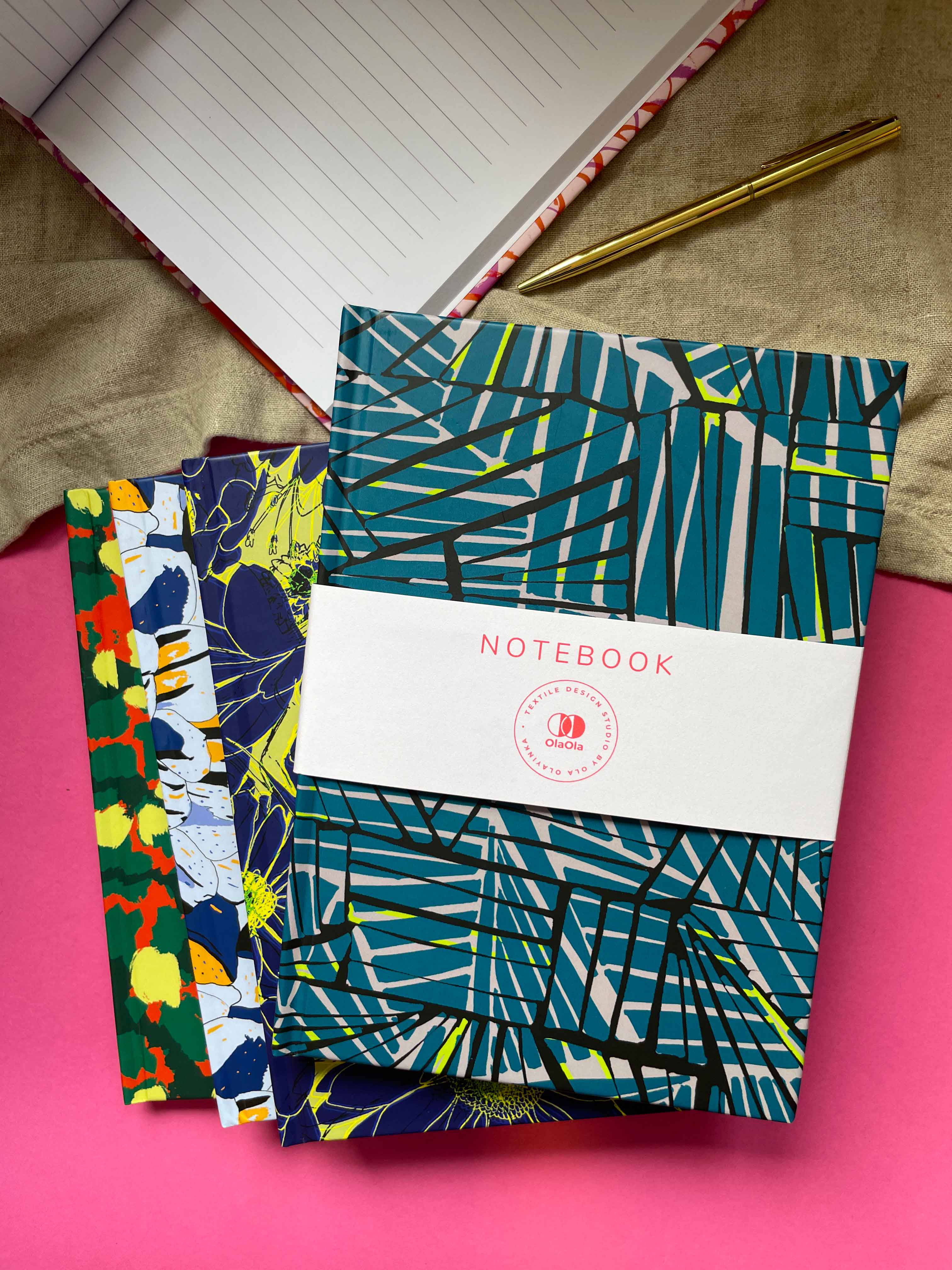 Patterned Hardcover Notebook Collection By Olaola 9912