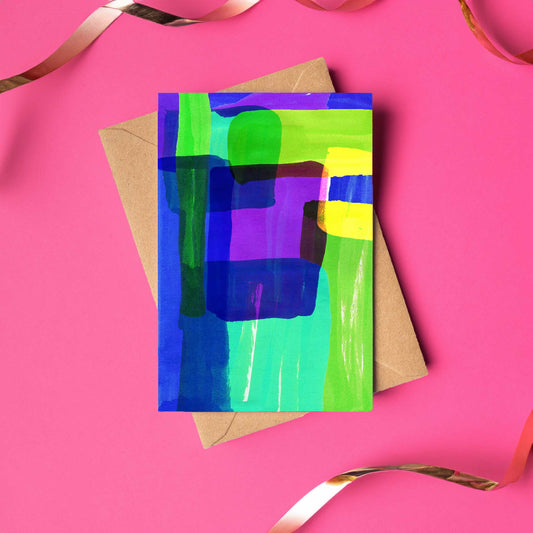 Gilasi Pattern Art Greeting Card