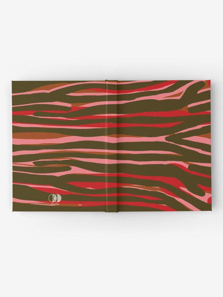 Hardcover Notebook With Cami Pink Pattern - OlaOla