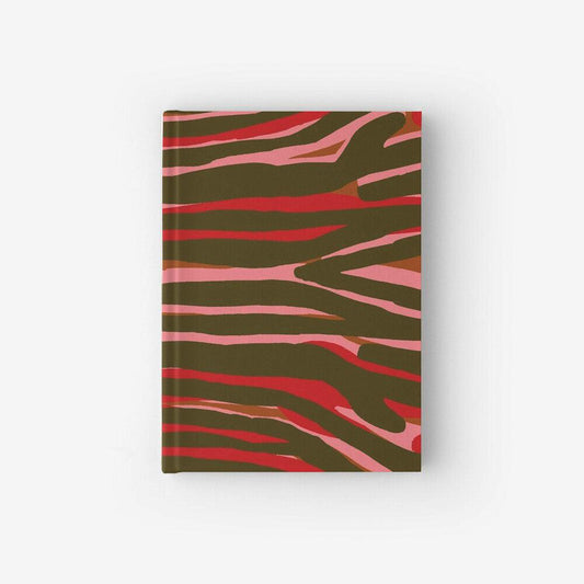 Hardcover Notebook With Cami Pink Pattern - OlaOla